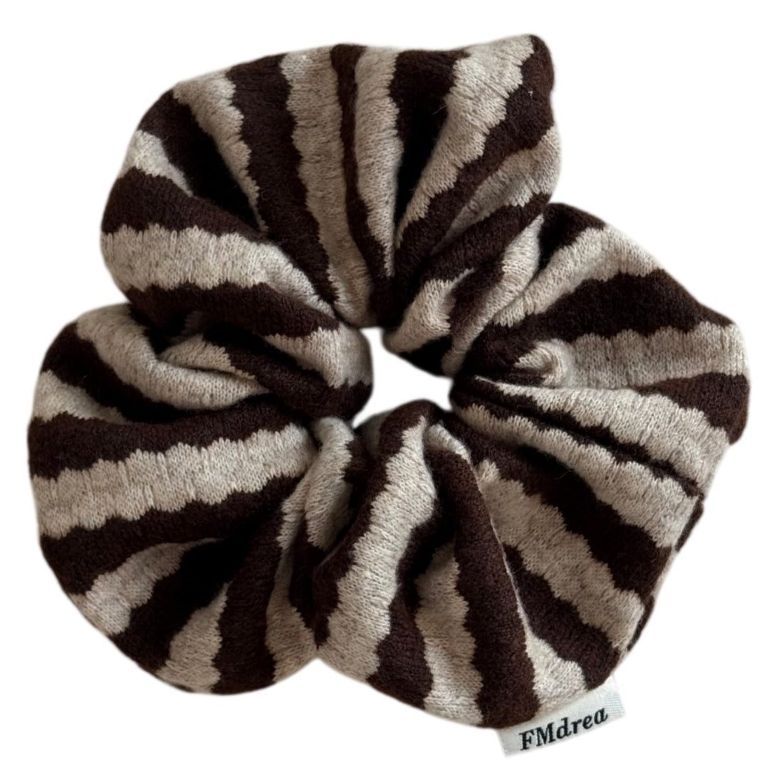 Womens Oversized Striped Scrunchie N6K029