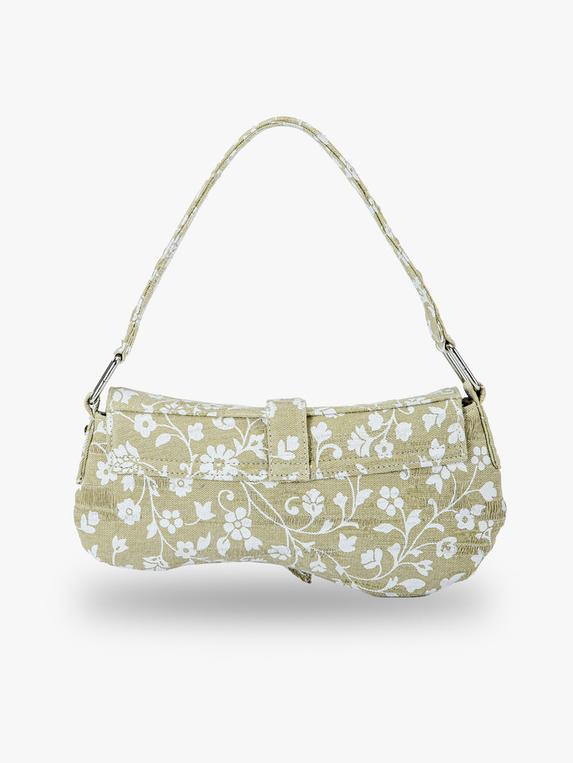 Distressed Polka Dot Asymmetric Hobo Bag Women N6C313