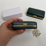 Load image into Gallery viewer, Luxury PU Leather Jewelry Box Gold Trim Ring Case N6G101
