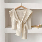 Load image into Gallery viewer, Thick Knit Square Shawl Hollow Twist Women N6H241