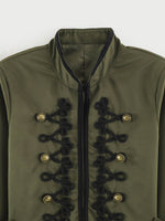 Load image into Gallery viewer, Casual Stand Collar Jacket Twisted Knot Floral Sleeve N6H123