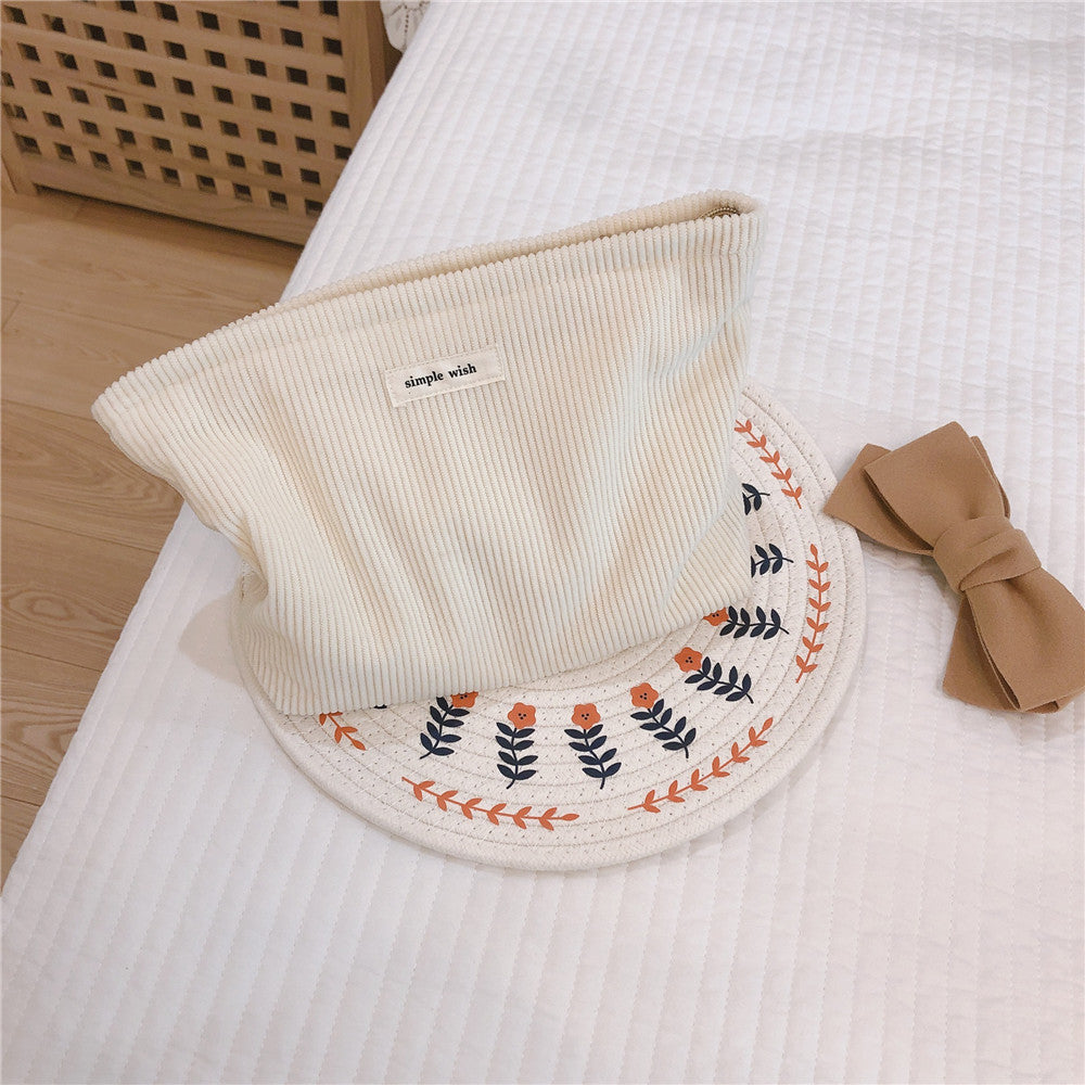 Solid Corduroy Texture Canvas Organizer S5P328