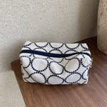 Load image into Gallery viewer, Vintage Embroidered Cotton Cosmetic Pouch N6J265