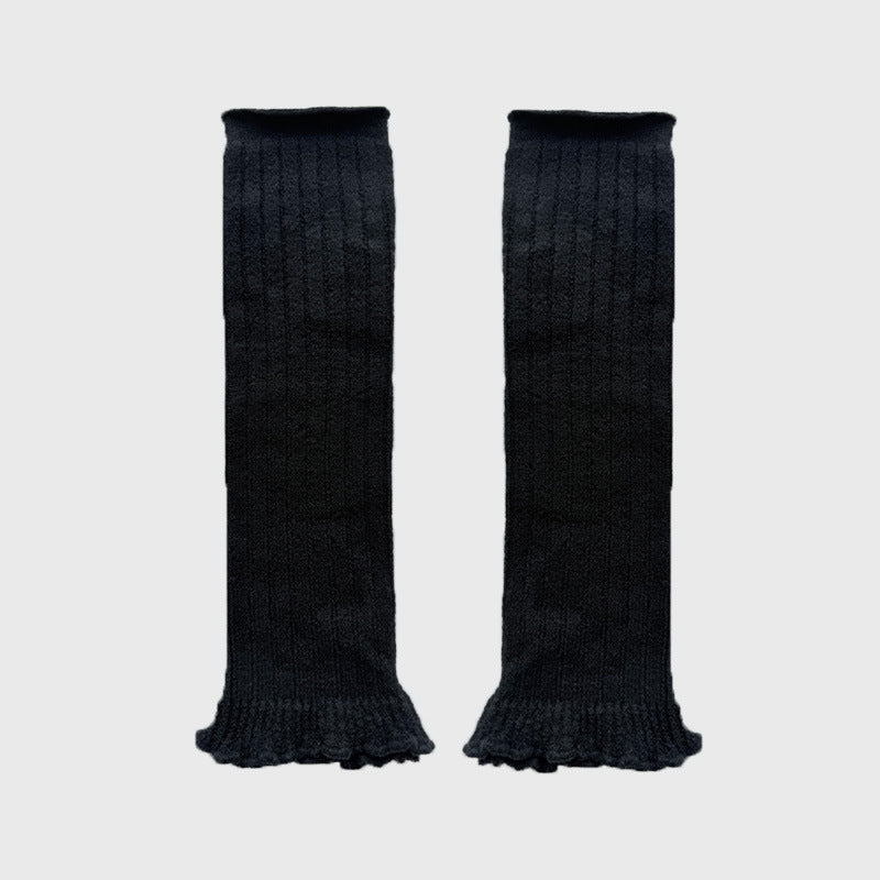 Lace Trim Ballet-Inspired Leg Warmers  M5A131