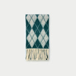 Load image into Gallery viewer, Wool Blend Diamond Jacquard Fringe Scarf N6K231