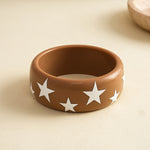 Load image into Gallery viewer, Womens Polka Dot Star Print Resin Bracelet N6K136