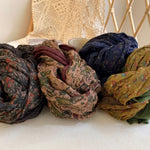 Load image into Gallery viewer, Botanical Print Crinkle Scarf  M5A210
