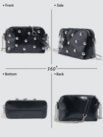 Load image into Gallery viewer, Punk Metal Rivet Crossbody Bag Women N6C031