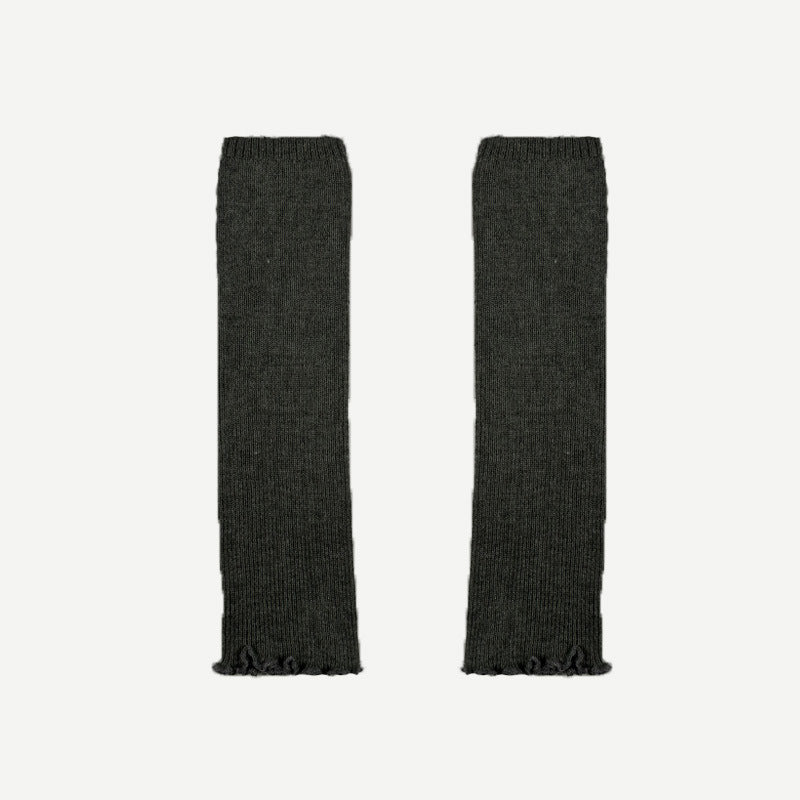 Lace Trim Ballet-Inspired Leg Warmers  M5A125