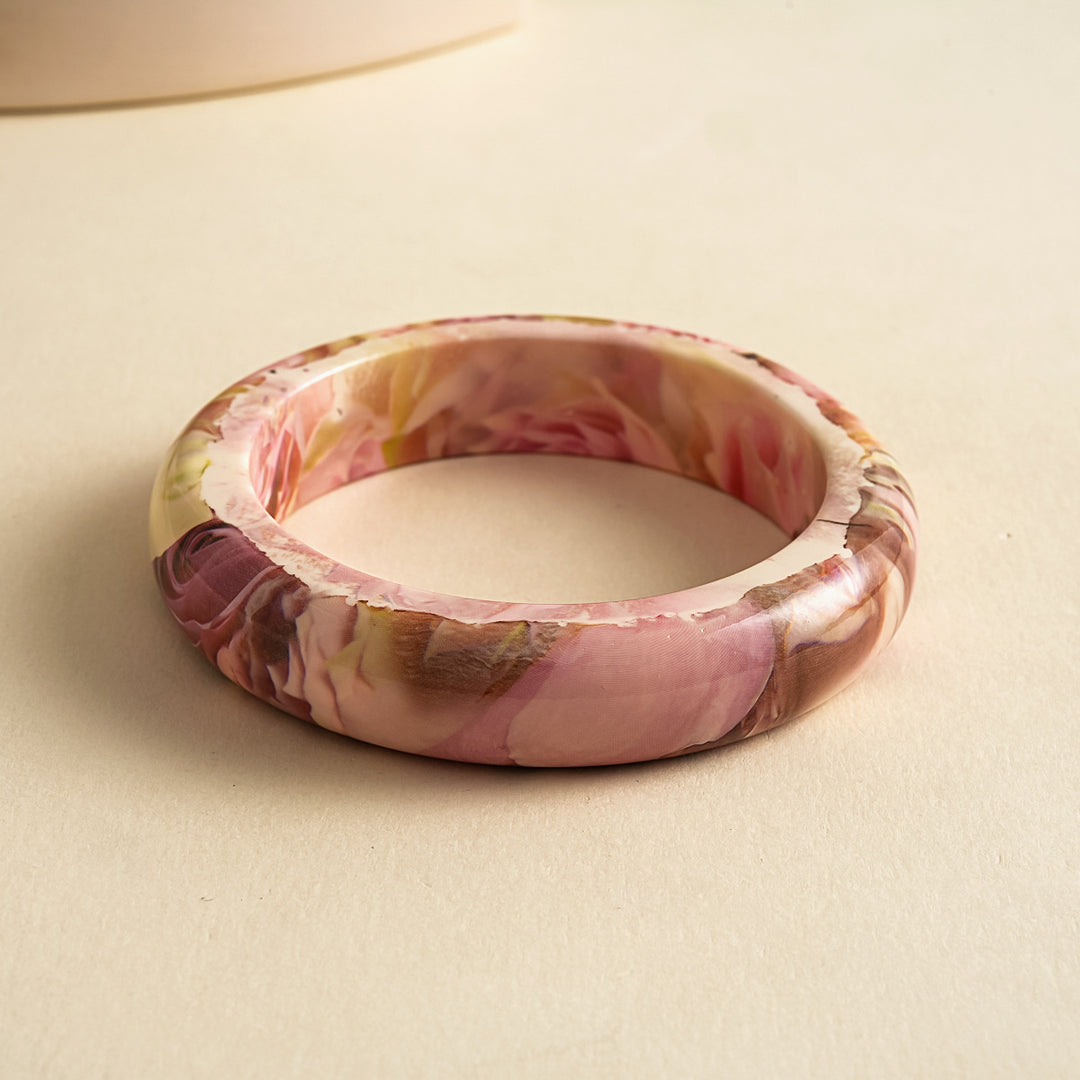 Womens Vintage Floral Resin Circle Bracelet N6K127