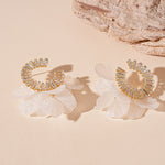 Load image into Gallery viewer, Petal Crystal Studs Acrylic Prong-Set S5P045