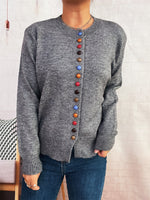 Load image into Gallery viewer, ColorBlock Button Cardigan Lightweight Options N5A209
