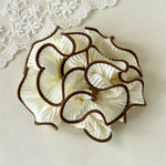 Load image into Gallery viewer, Pleated Contrast Trim Polyester Scrunchie N6K014