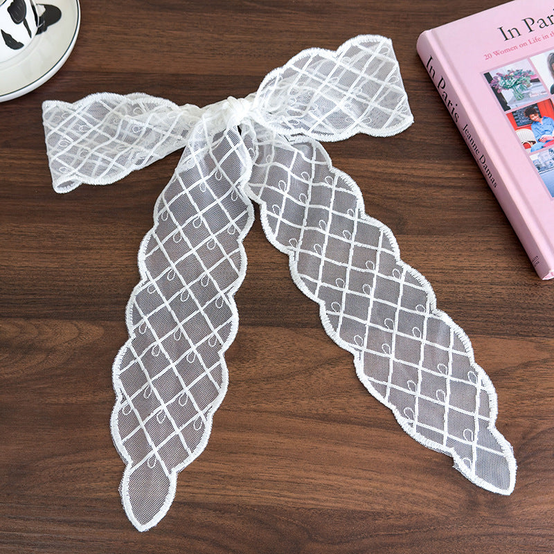 Lace Scarf Headband Long 130cm Women N6C008