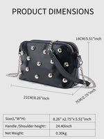 Load image into Gallery viewer, Punk Metal Rivet Crossbody Bag Women N6C031