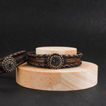 Load image into Gallery viewer, Multi Layer Braided Leather Bracelet S5P604