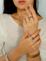 Load image into Gallery viewer, Color Thread Open Ring Women Retro N6C040