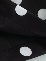 Load image into Gallery viewer, Polka Dot Mini Bodycon Skirt Black N6E155