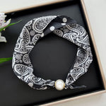 Load image into Gallery viewer, Women's Polyester Faux Silk Polka Dot Neck Scarf N6J148
