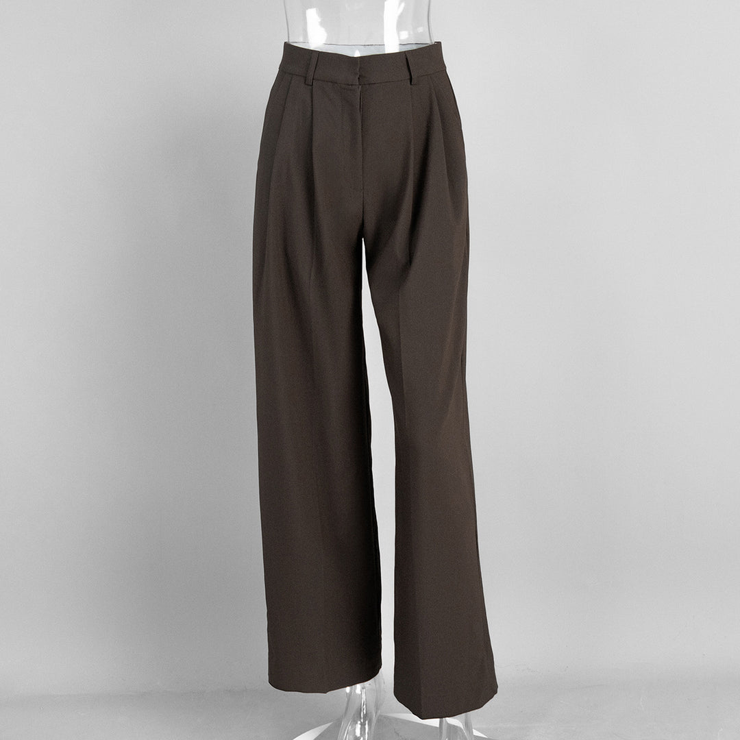Fluid Wide Leg Pant Mid Rise Mid Weight N5Z464