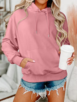 Load image into Gallery viewer, Solid Color Hoodie Women Cotton Loose Fit Long Sleeve N6H047