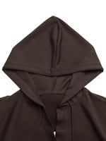 Load image into Gallery viewer, Maillard Fake Two-Piece Slim Hoodie Women N6H296