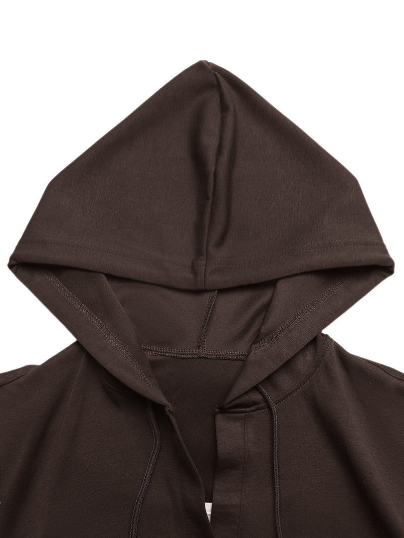 Maillard Fake Two-Piece Slim Hoodie Women N6H296