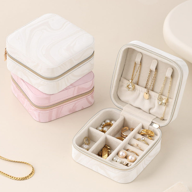 Minimalist Portable Retro Jewelry Box Women S5P693