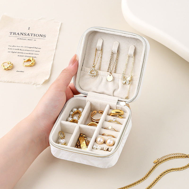 Minimalist Portable Retro Jewelry Box Women S5P693
