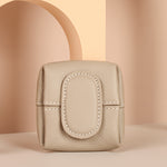 Load image into Gallery viewer, Genuine Leather Coin Purse With Keychain Women N6D030