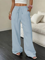 Load image into Gallery viewer, Textured Straight Leg Pants Women N6D147