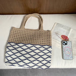 Load image into Gallery viewer, Crochet Openwork Boho Hobo Bag Women N6C051