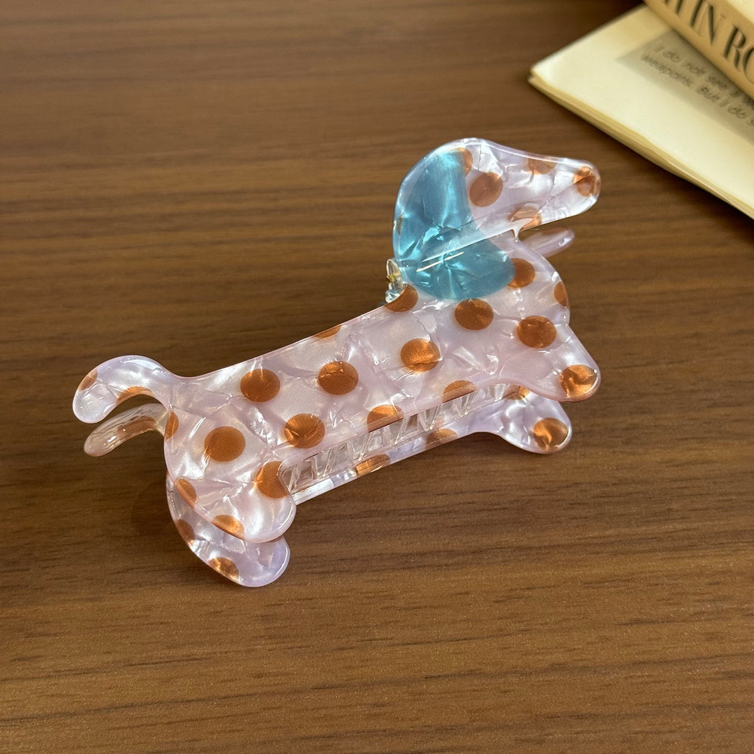 Cartoon Dog Hair Claw Clip Women Cute N6C373