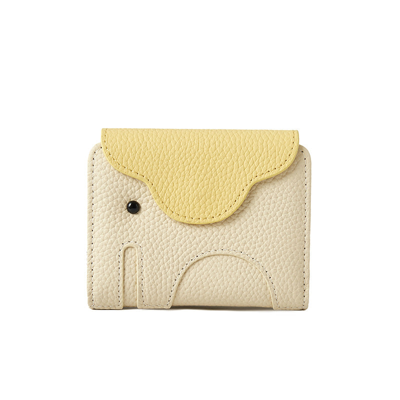 Elephant Card Case Macaron Colors Multi-slot Wallet  N6D016