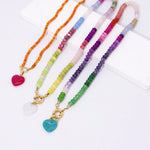 Load image into Gallery viewer, Beach Style Beaded Heart Lucite Necklace N6E113