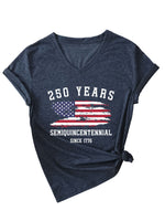 Load image into Gallery viewer, Trendy V-Neck Print T-Shirt Women N6E139