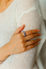 Load image into Gallery viewer, Color Thread Open Ring Women Retro N6C040