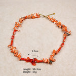 Load image into Gallery viewer, Ocean Lobster Handmade Beaded Necklace N6E117