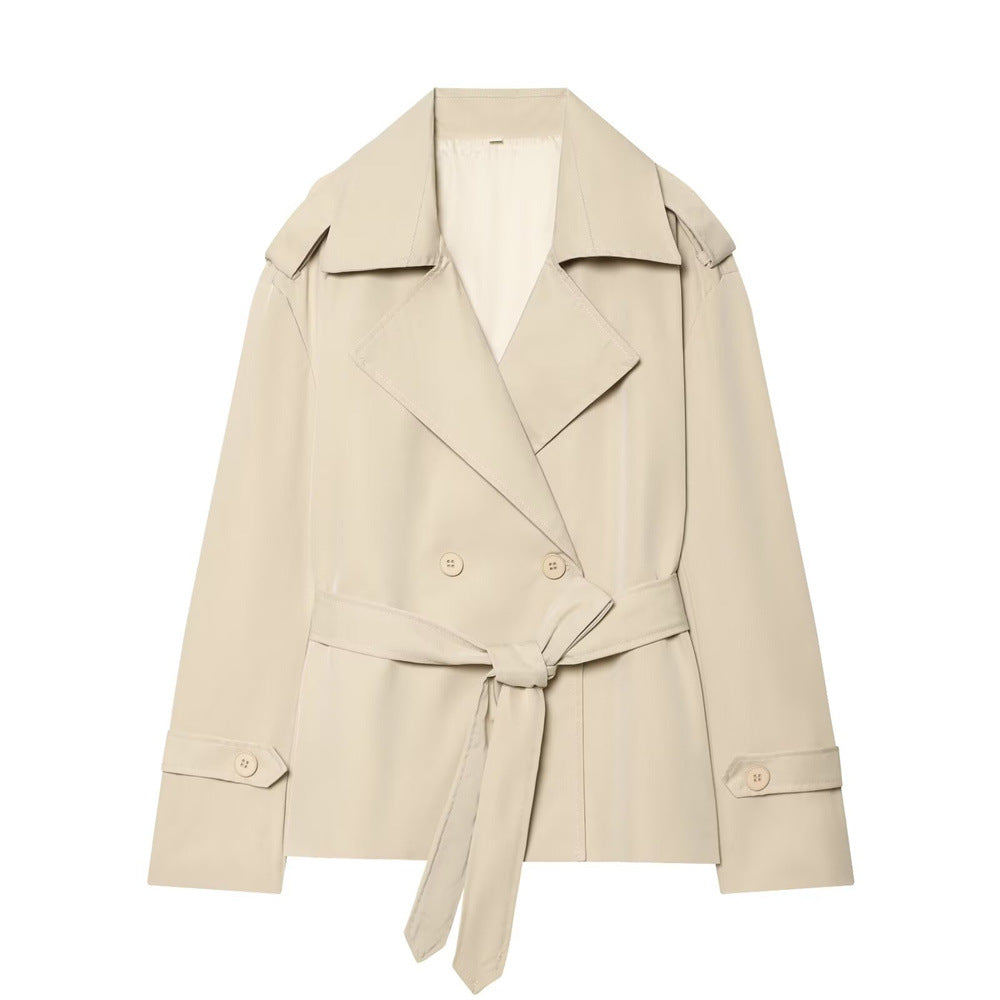 Short Belted Jacket Women Office N6C266