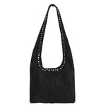 Load image into Gallery viewer, Women's Suede Rivet Dumpling Shoulder Bag N6J113