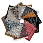 Load image into Gallery viewer, Paisley Bandana Scarf 70x70cm Houndstooth Hair Wrap N6G216