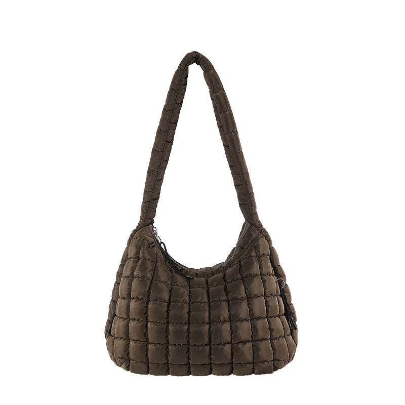 Puffer Tote Bag Capacity Mult Pocket Shoulder Bag S5P713