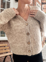 Load image into Gallery viewer, V-Neck Long Sleeve Solid Knit Pullover Women Loose N6G282