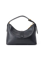 Load image into Gallery viewer, Metallic Hobo Shoulder Bag Women Black N6C034