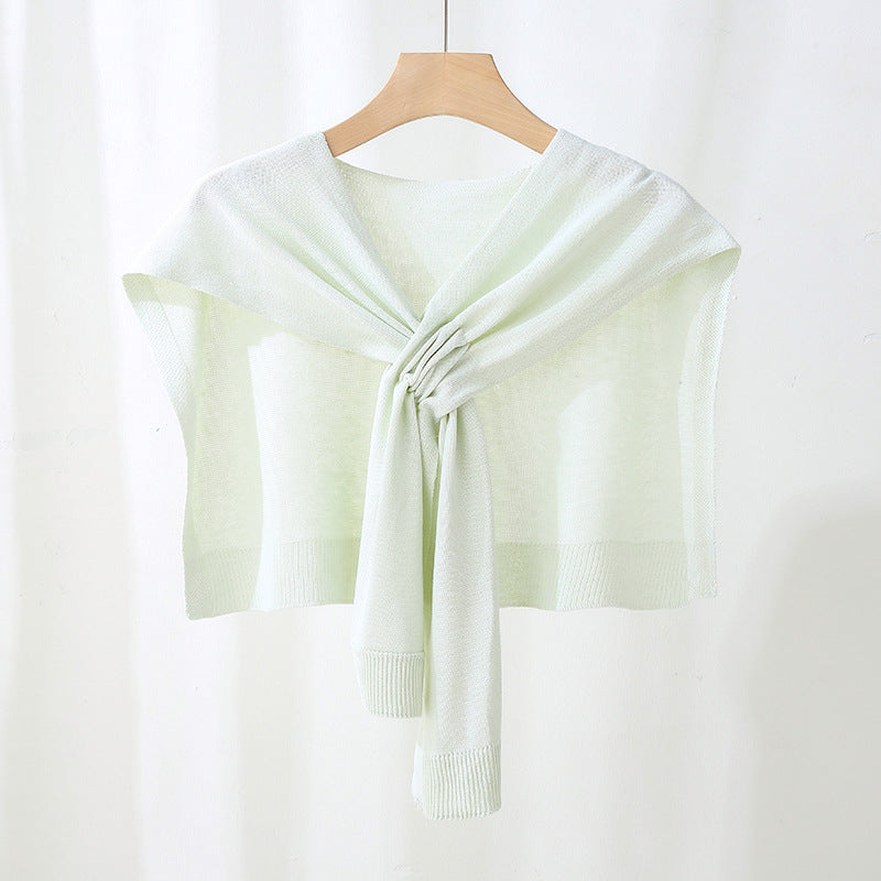 Knit Draping Shawl Lightweight M5A243