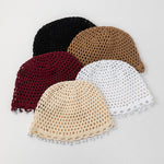 Load image into Gallery viewer, Hand Crochet Pearl Cotton Cap Women N6G214