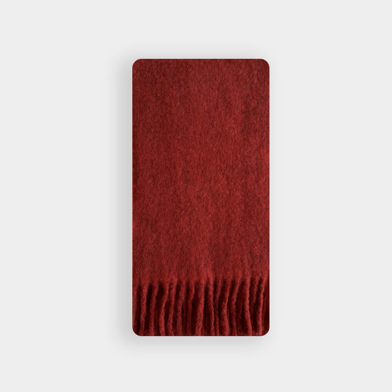 Luxury Blend Fringe Scarf  M5A139