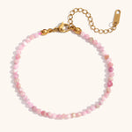 Load image into Gallery viewer, Natural Stone Chain Steel Gold Plated S5P250
