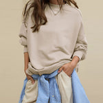 Load image into Gallery viewer, Contour Slit Round Sweatshirt Mid Weight Options N5A207
