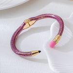 Load image into Gallery viewer, Colorful Pencil Shape Bangle Spring Open Cuff N6F265